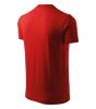 Póló unisex V-neck 102 piros XL méret