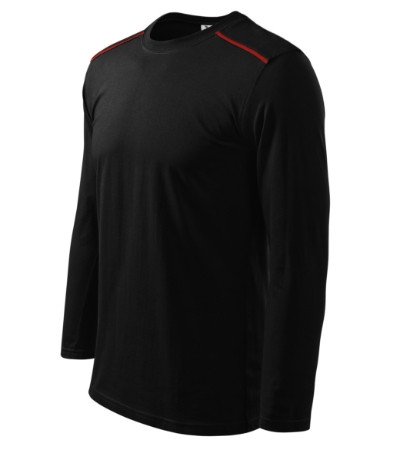 Póló unisex Long Sleeve 112 fekete XL méret