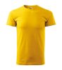 Póló férfi Basic 129 sárga 5XL méret