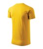 Póló férfi Basic 129 sárga 5XL méret