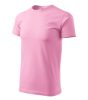 Póló férfi Basic 129 rózsaszín S méret
