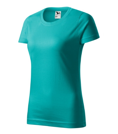 Póló női Basic 134 smaragdzöld XS méret