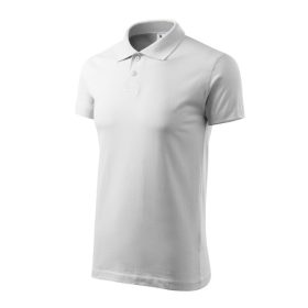 Single J. galléros póló férfi fehér S