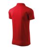 Galléros póló férfi Single J. 202 piros S méret