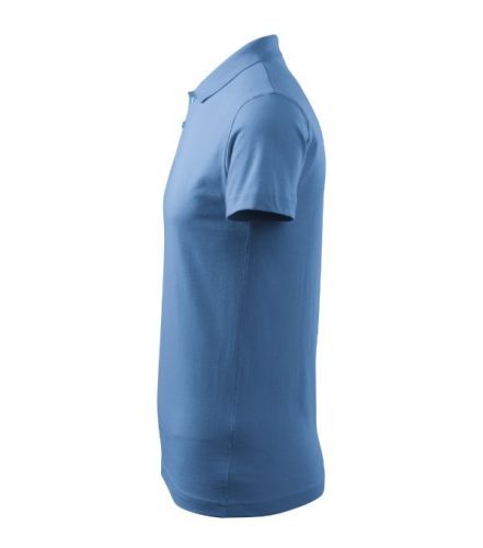 Single J. galléros póló férfi égszínkék 2XL