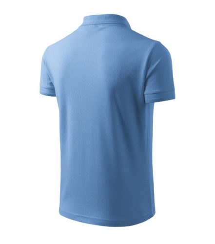 Pique Polo galléros póló férfi égszínkék 4XL