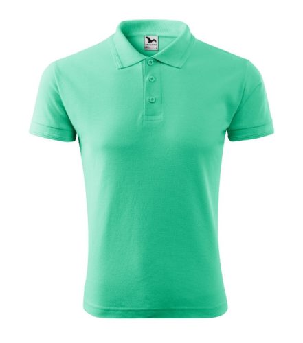 Pique Polo galléros póló férfi menta 2XL