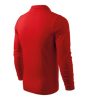 Galléros póló férfi Single J. LS 211 piros S méret