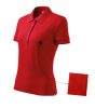 Galléros póló női Cotton 213 piros XS méret