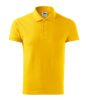 Galléros póló férfi Cotton Heavy 215 sárga S méret