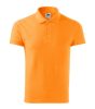 Galléros póló férfi Cotton Heavy 215 mandarinsárga S méret
