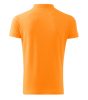 Galléros póló férfi Cotton Heavy 215 mandarinsárga S méret