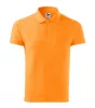 Galléros póló férfi Cotton Heavy 215 mandarinsárga XL méret