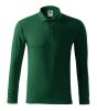 Pique Polo LS galléros póló férfi dark green 2XL