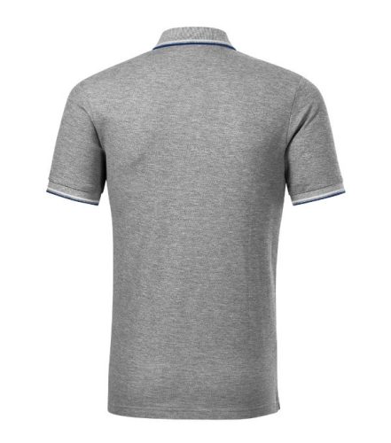 Galléros póló férfi Focus 232 sötétszürke melírozott S méret