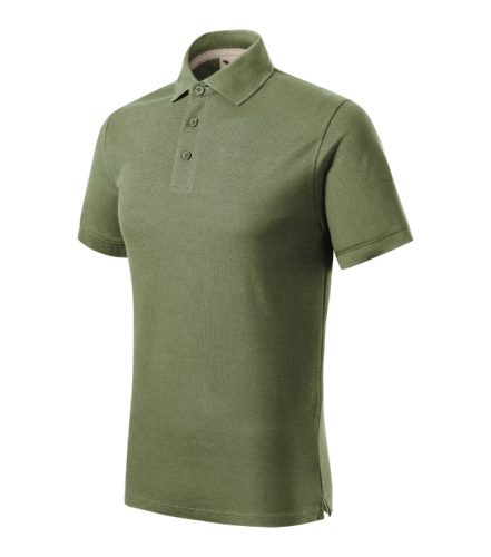 Prime (GOTS) galléros póló férfi khaki XL