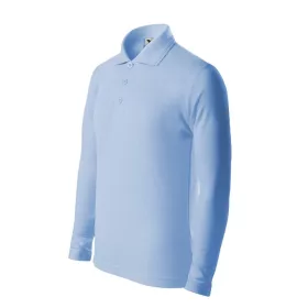   Pique Polo LS galléros póló gyerek égszínkék 122 cm/6 éves