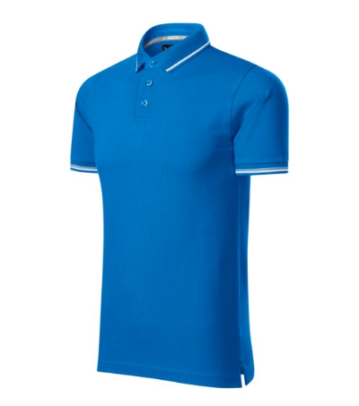 Galléros póló férfi Perfection plain 251 snorkel kék M méret