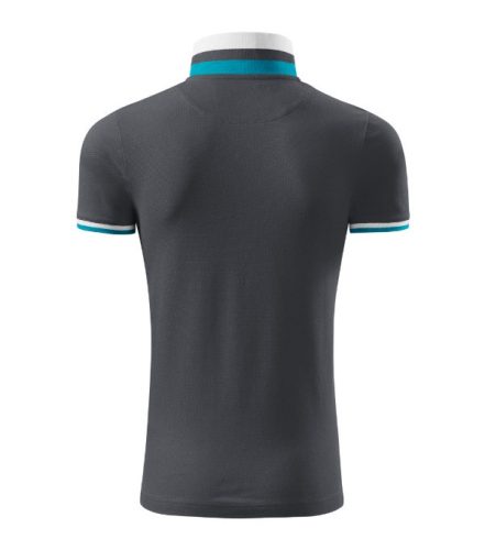 Galléros póló férfi Collar Up 256 light anthracite XL méret