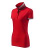 Galléros póló női Collar Up 257 F1 piros XS méret