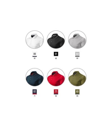 Galléros póló férfi Grand 259 ezüstszürke S méret