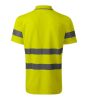 Galléros póló unisex HV Runway 2V9 fluoreszkáló sárga S méret
