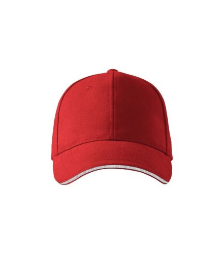 Sandwich 6P sapka unisex piros állitható