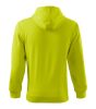 Trendy Zipper felső férfi lime S