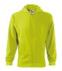 Trendy Zipper felső férfi lime L