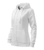 Trendy Zipper felső női fehér S