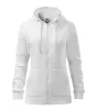 Trendy Zipper felső női fehér S