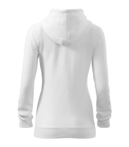 Trendy Zipper felső női fehér S