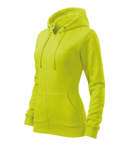 Trendy Zipper felső női lime XS