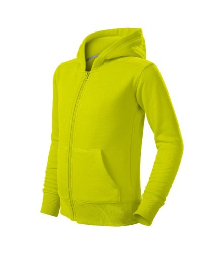 Trendy Zipper felső gyerek lime 158 cm/12 éves