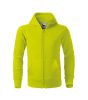 Trendy Zipper felső gyerek lime 122 cm/6 éves