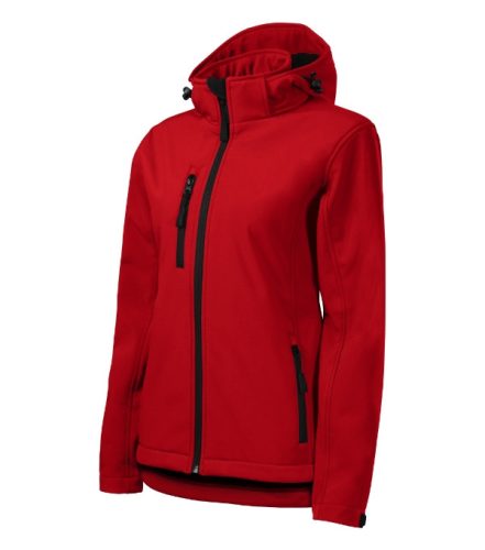 Performance softshell kabát női piros XL