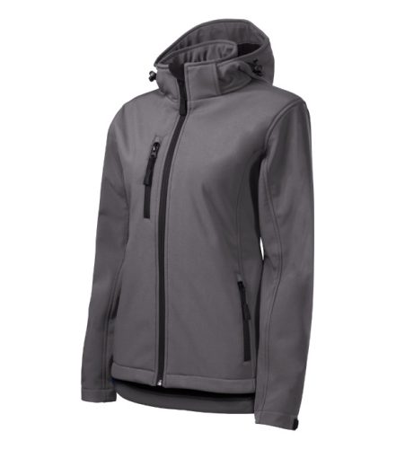 Performance softshell kabát női acélszürke XS