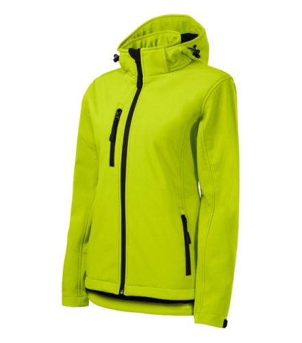 Performance softshell kabát női lime S