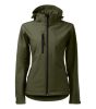 Performance softshell kabát női military S