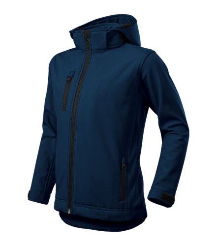 Performance softshell kabát gyerek tengerészkék 122 cm/6 éves