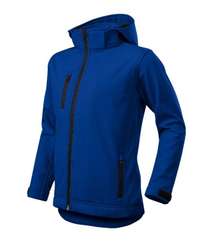 Performance softshell kabát gyerek királykék 134 cm/8 éves