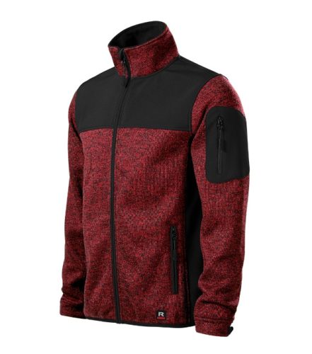 Casual softshell kabát férfi knit marlboro red S