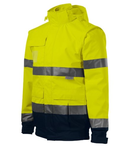 HV Guard 4 in 1 jacket unisex fluoreszkáló sárga 2XL