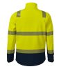 Softshell kabát unisex HV Drop 5V3 fluoreszkáló sárga 3XL méret