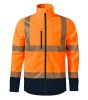Softshell kabát unisex HV Drop 5V3 fluoreszkáló narancssárga M méret
