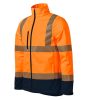 Softshell kabát unisex HV Drop 5V3 fluoreszkáló narancssárga L méret