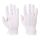 Mikropontozott kesztyű fehér XL
