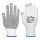 Grip 13 PVC pöttyös érintőképernyős kesztyű (12 pár) White/Grey XXL