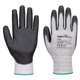   Grip 13 PU gyémántkötésű kesztyű (12 pár) Grey/Black L