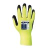 Portwest Hi-Vis Grip mártott latex védőkesztyű